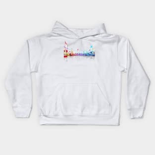 Music Notes Kids Hoodie